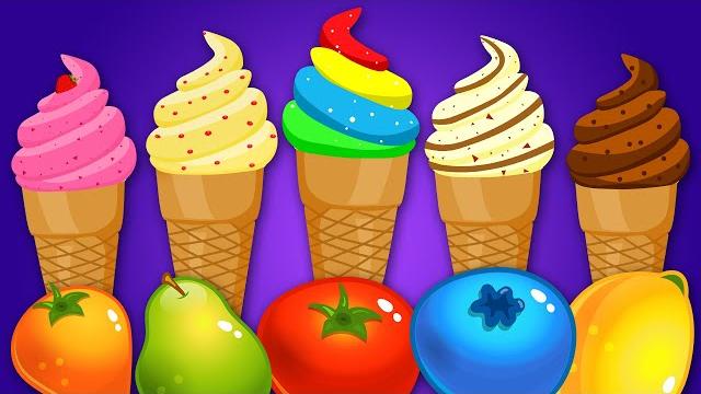 Learn Colors With Ice Creams & Soccer Ball | Ep 2 - Best Learning Videos for Toddlers Learn Colors With Ice Creams & Soccer Ball | Ep 2 - Best Learning Videos for Toddlers