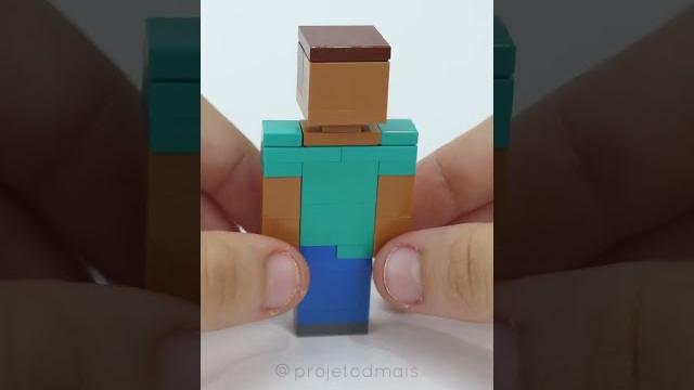 LEGO STEVE MINECRAFT!!! tutorial LEGO STEVE MINECRAFT!!! tutorial