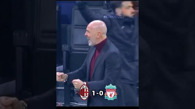 Milan vs Liverpool 2022 #shorts #football Milan vs Liverpool 2022 #shorts #football