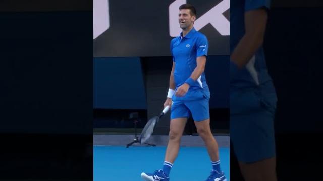 Novak Djokovic Impersonates Her Grunts Novak Djokovic Impersonates Her Grunts
