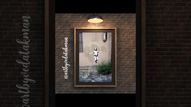 Banksy @artbyvedatakman Banksy @artbyvedatakman