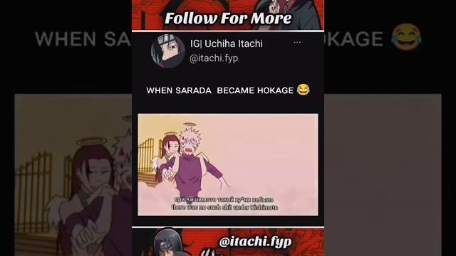 If sarada became hokage #tobirama #shorts If sarada became hokage #tobirama #shorts