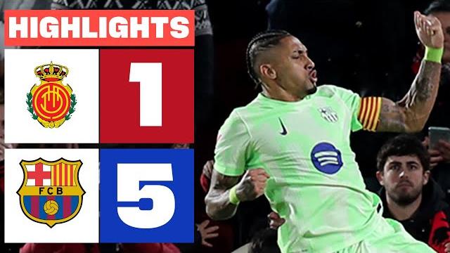RCD MALLORCA 1 - 5 FC BARCELONA I HIGHLIGHTS LALIGA EA SPORTS RCD MALLORCA 1 - 5 FC BARCELONA I HIGHLIGHTS LALIGA EA SPORTS