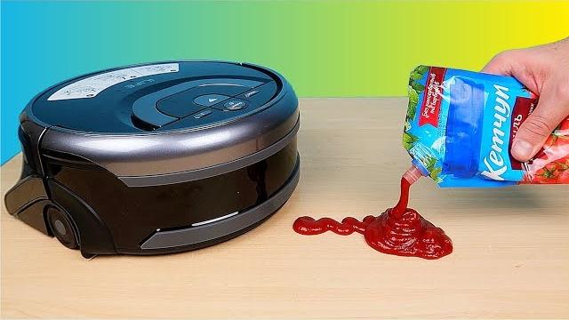 Робот мойщик полов против Кетчупа! Моющий робот пылесос ILIFE W400! Робот для мытья полов alex boyko Робот мойщик полов против Кетчупа! Моющий робот пылесос ILIFE W400! Робот для мытья полов alex boyko