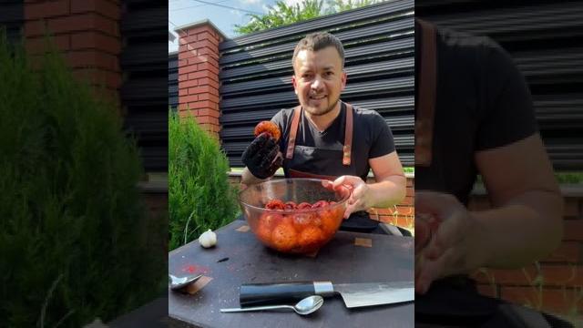 Очень сочные шампиньоны на углях Очень сочные шампиньоны на углях
