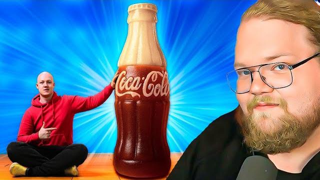 Я СДЕЛАЛ ГИГАНТСКУЮ ЖЕЛЕЙНУЮ Coca-Cola ВЕСОМ 270 кг. / РЕАКЦИЯ T2x2 Я СДЕЛАЛ ГИГАНТСКУЮ ЖЕЛЕЙНУЮ Coca-Cola ВЕСОМ 270 кг. / РЕАКЦИЯ T2x2