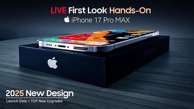 Apple iPhone 17 Pro MAX - LIVE Hands-On First Look - Launch Date + TOP New Upgrades Confirmed! Apple iPhone 17 Pro MAX - LIVE Hands-On First Look - Launch Date + TOP New Upgrades Confirmed!