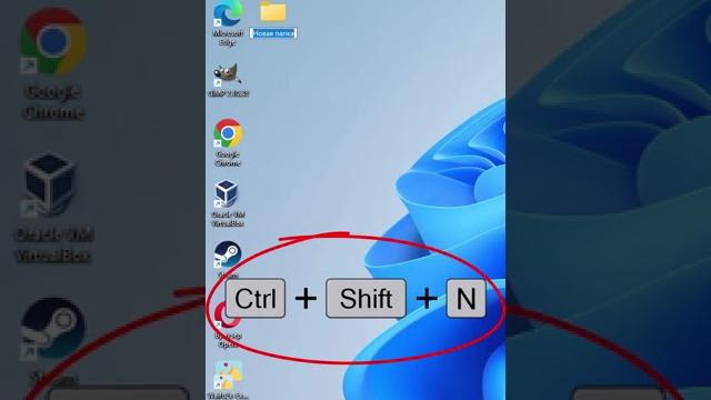 Как быстро создать папку в Windows без мышки Как быстро создать папку в Windows без мышки