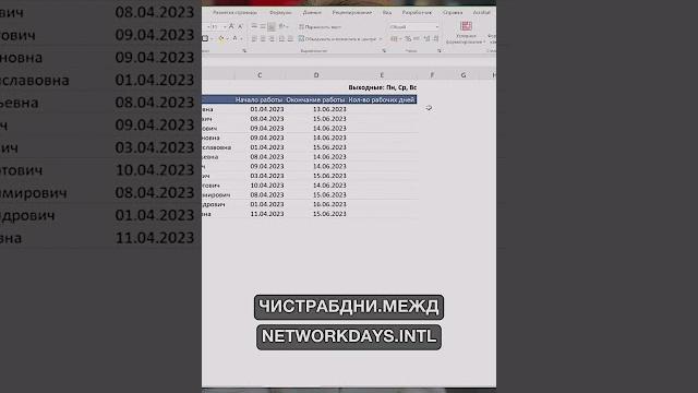 Как посчитать количество рабочих дней между датами, если выходные НЕ суббота и воскресенье? Как посчитать количество рабочих дней между датами, если выходные НЕ суббота и воскресенье?