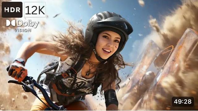 Sport Extreme 8K UHD HDR TV with fun fact in captions Sport Extreme 8K UHD HDR TV with fun fact in captions