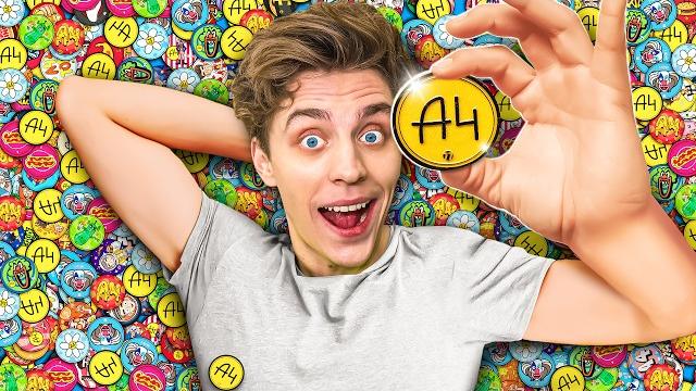 Я собрал Всю КОЛЛЕКЦИЮ ФИШЕК А4 ! Я собрал Всю КОЛЛЕКЦИЮ ФИШЕК А4 !