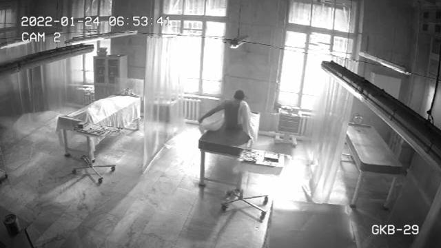 Жуткое видео из морга Жуткое видео из морга