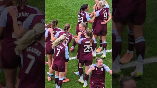 ASTON VILLA TAKE THE LEAD: Anna Patten Celebrates: Tottenham Women 0-1 Aston Villa Women: WSL ASTON VILLA TAKE THE LEAD: Anna Patten Celebrates: Tottenham Women 0-1 Aston Villa Women: WSL