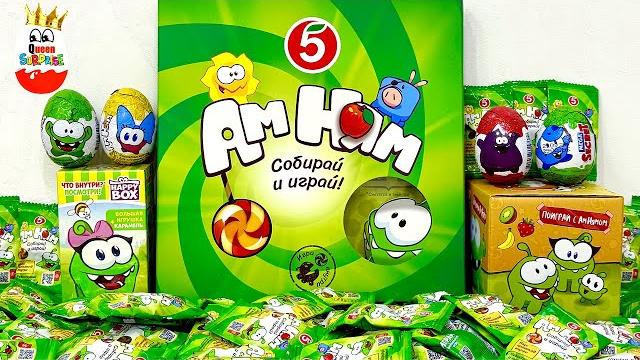 AM YUM MIX! Surprises, Toys, New Pyaterochka Promotion, Cartoon, Kinder Surprise unboxing AM YUM MIX! Surprises, Toys, New Pyaterochka Promotion, Cartoon, Kinder Surprise unboxing