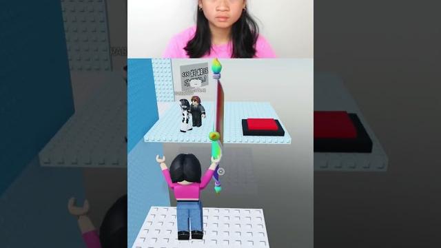 she trolled herself in roblox #roblox #robloxshorts she trolled herself in roblox #roblox #robloxshorts