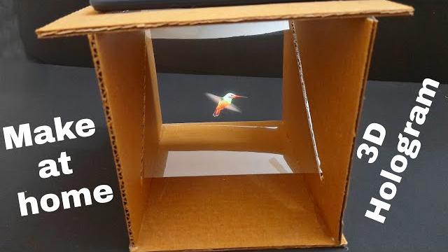 Simple hologram projector #shorts Simple hologram projector #shorts