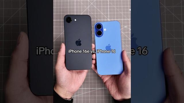 iPhone 16e vs. iPhone 16! How Many Design Differences Can You iPhone 16e vs. iPhone 16! How Many Design Differences Can You