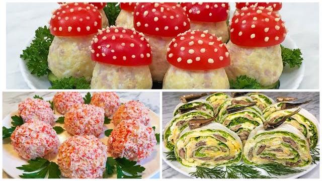 ХИТ 3 Закуски на Новый Год 2025 Которые Поразят Своим Вкусом и Красотой / Snacks for the New Year ХИТ 3 Закуски на Новый Год 2025 Которые Поразят Своим Вкусом и Красотой / Snacks for the New Year