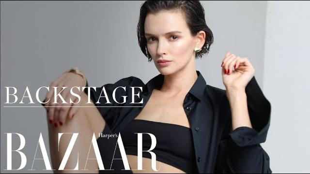BACKSTAGE | Паулина Андреева для Harper's Bazaar BACKSTAGE | Паулина Андреева для Harper's Bazaar