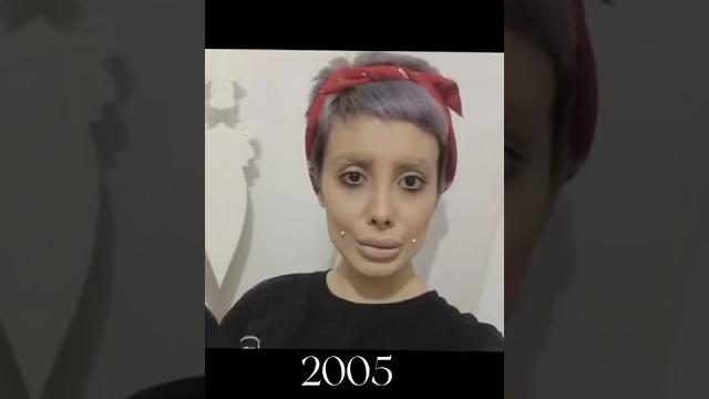 evolotion of sahar tabar Trying to be Angelina Jolie with aesthetics#shorts #angelinajolie#aesthetic evolotion of sahar tabar Trying to be Angelina Jolie with aesthetics#shorts #angelinajolie#aesthetic