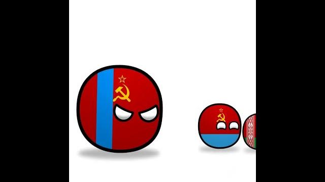 Развал СССР Countryballs #Shorts Развал СССР Countryballs #Shorts