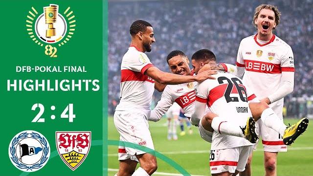 VfB triumphs over brave Bielefeld! | Arminia Bielefeld vs. VfB Stuttgart | HL | DFB-Pokal Final VfB triumphs over brave Bielefeld! | Arminia Bielefeld vs. VfB Stuttgart | HL | DFB-Pokal Final
