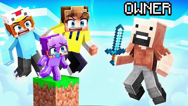 Trolling My Friends as the Minecraft OWNER on One Block… Trolling My Friends as the Minecraft OWNER on One Block…