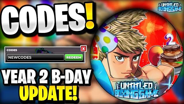 *NEW* All Working YEAR 2 UPDATE CODES FOR UNTITLED BOXING GAME! ROBLOX UNTITLED BOXING GAME CODES *NEW* All Working YEAR 2 UPDATE CODES FOR UNTITLED BOXING GAME! ROBLOX UNTITLED BOXING GAME CODES