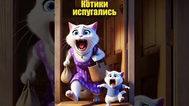Котики испугались в нейросети #dalle3 #chatgpt #aiart #кот #котики #юмор #мультики #нейросеть #ии Котики испугались в нейросети #dalle3 #chatgpt #aiart #кот #котики #юмор #мультики #нейросеть #ии