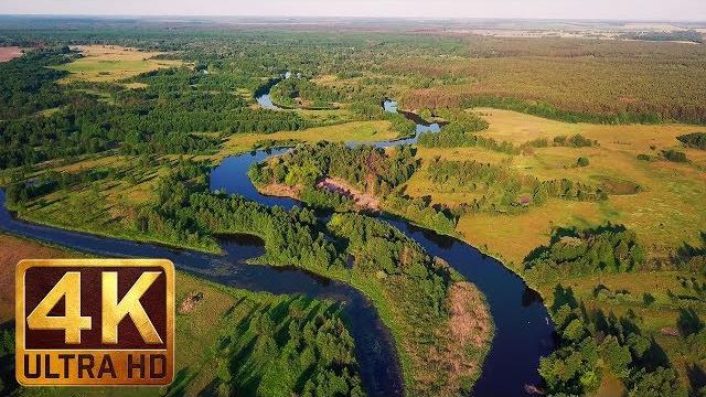 30 min - 4K Drone Aerial Footage - Relax Video with Soothing Music - Charming Ukrainian Rivers 30 min - 4K Drone Aerial Footage - Relax Video with Soothing Music - Charming Ukrainian Rivers