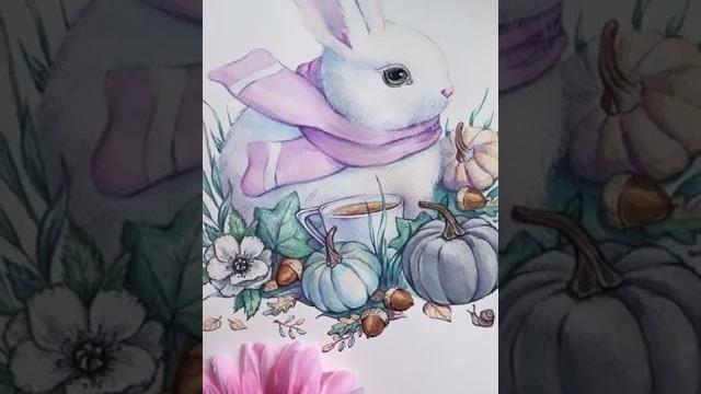 Рисую зайку акварелью. Тыквы акварелью. Год кролика - рисую символ года. Художник-иллюстратор. Рисую зайку акварелью. Тыквы акварелью. Год кролика - рисую символ года. Художник-иллюстратор.
