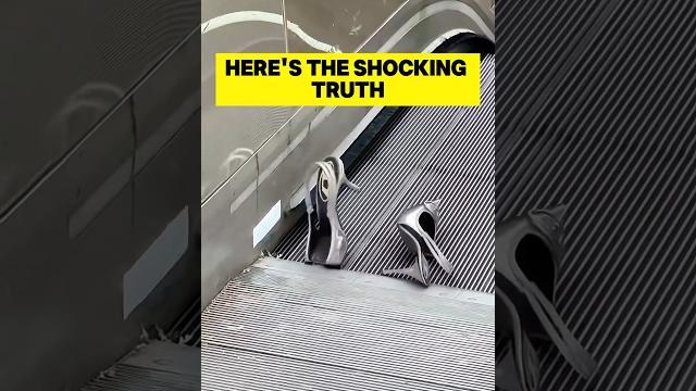 Why Escalator Brushes Are Actually Genius #shorts Why Escalator Brushes Are Actually Genius #shorts