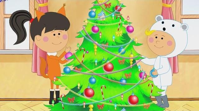 Новогодние песни - В лесу родилась елочка Новогодние песни - В лесу родилась елочка