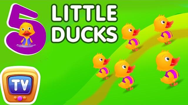 Five Little Ducks Nursery Rhyme With Lyrics - Cartoon Animation Rhymes & Songs for Children Five Little Ducks Nursery Rhyme With Lyrics - Cartoon Animation Rhymes & Songs for Children