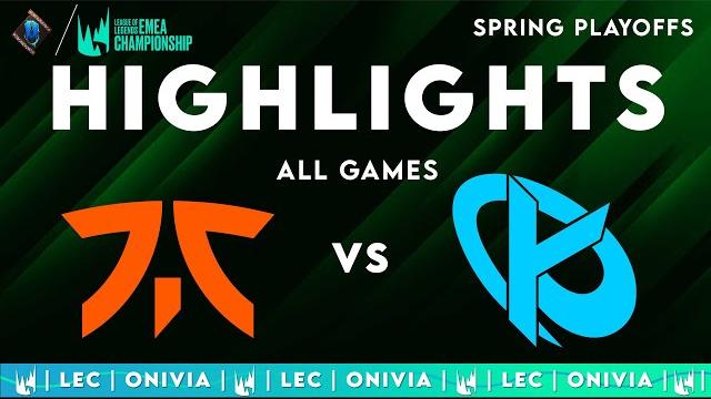 FNC vs KC ALL GAMES Highlights | LEC Spring Playoffs 2025 | Fnatic vs Karmine Corp by Onivia FNC vs KC ALL GAMES Highlights | LEC Spring Playoffs 2025 | Fnatic vs Karmine Corp by Onivia