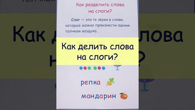 Как делить слова на слоги? Как делить слова на слоги?