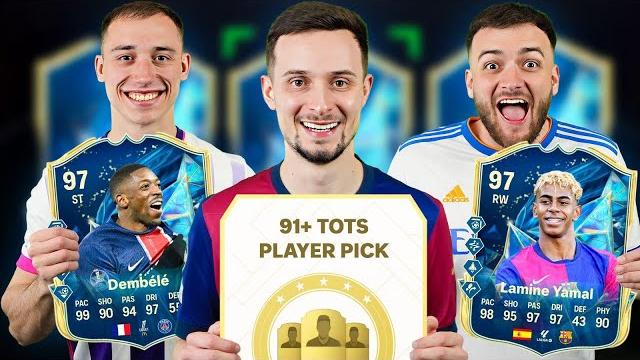 91+ TOTS PLAYER PICKS DECIDE OUR TEAM 91+ TOTS PLAYER PICKS DECIDE OUR TEAM