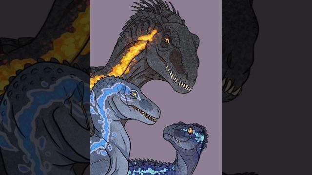 Indoraptor x Blue Indoraptor x Blue