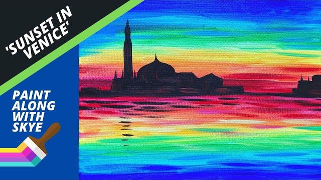 EP33- 'Sunset in Venice' Monet-inspired Venice sunset painting -easy acrylic tutorial for beginners EP33- 'Sunset in Venice' Monet-inspired Venice sunset painting -easy acrylic tutorial for beginners