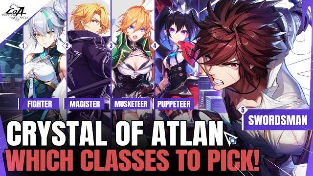 WHICH CLASS SHOULD YOU CHOOSE IN CRYSTAL OF ATLAN? WHICH CLASS SHOULD YOU CHOOSE IN CRYSTAL OF ATLAN?