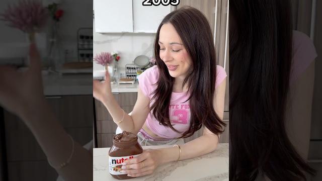 Nutella in different years! #elsarca #tiktok Nutella in different years! #elsarca #tiktok