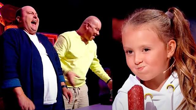 Малая с колбасой порвала зал до слез! Малая с колбасой порвала зал до слез!