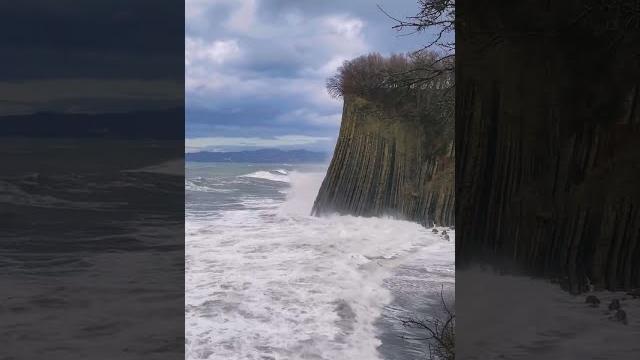 Шторм в Сочи Чёрное море Шторм в Сочи Чёрное море