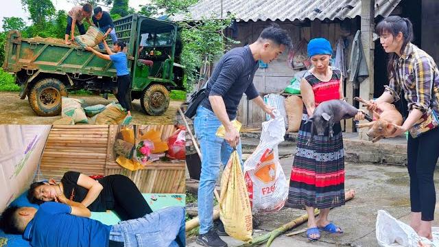 A single mother's loving day: raising pigs, cooking sticky rice, building a new house _Ly Thanh Thuy A single mother's loving day: raising pigs, cooking sticky rice, building a new house _Ly Thanh Thuy