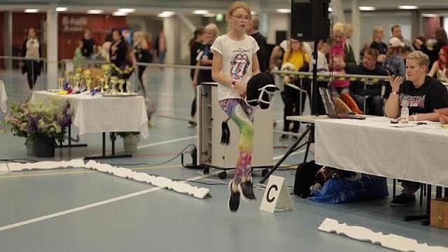 Верхом на игрушечной лошади Верхом на игрушечной лошади