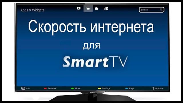 Какая скорость интернета нужна для Smart TV? Какая скорость интернета нужна для Smart TV?