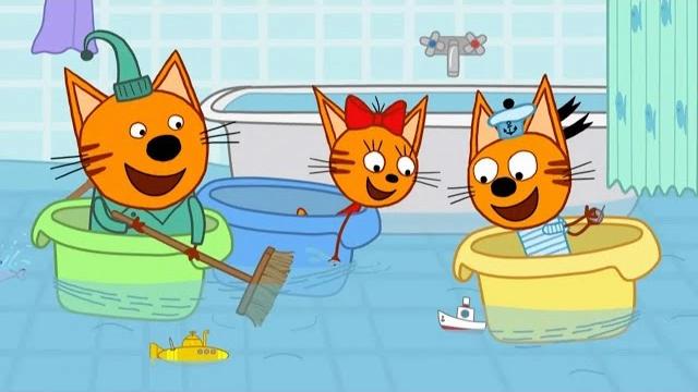 Три кота | Серия 129 | Морские игры | Мультфильмы для детей Три кота | Серия 129 | Морские игры | Мультфильмы для детей