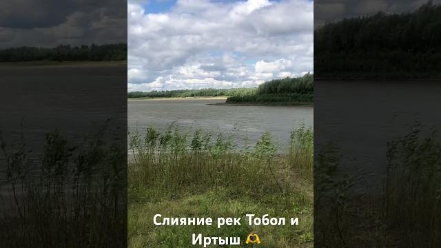 Слияние рек Тобол и Иртыша #travel #тобол #иртыш Слияние рек Тобол и Иртыша #travel #тобол #иртыш