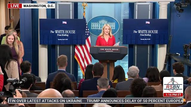 FULL SPEECH: White House Press Secretary Karoline Leavitt Holds a Press Briefing - 5/29/25 FULL SPEECH: White House Press Secretary Karoline Leavitt Holds a Press Briefing - 5/29/25