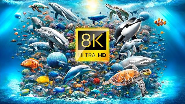 OCEAN ANIMAL ADVENTURES 60FPS 8K ULTRA HD OCEAN ANIMAL ADVENTURES 60FPS 8K ULTRA HD